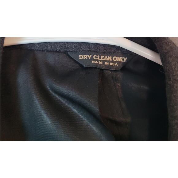 VTG Lord & Taylor 100% Cashmere Sport Coat 44R Gray Blazer Jacket Soft - Picture 11 of 11